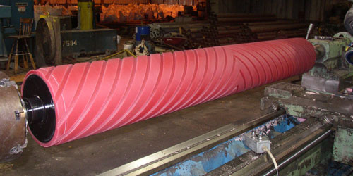 Industrial Polyurethane Covered Rollers
